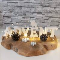 Adventsdeko Buchstaben – Handgefertigte Schriftzüge für festliche Adventsarrangements