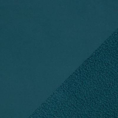 Softshell Jenny   mit Fleece -  Abseite uni  petrol Oeko-Tex Standard 100 ( 1m/12,00€ )