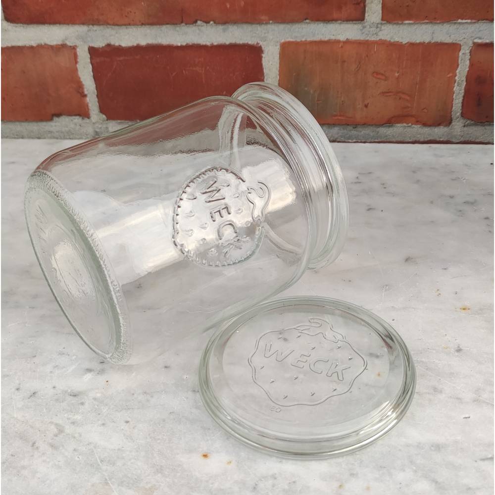 Weck Rillenglas 1 Liter - Einmachglas Einweckglas mit original Deckel