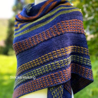 Strickanleitung Lizas Tuch Vintage Dream