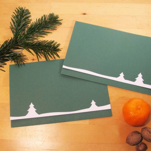 Geschenkhülle „Winterwald“, in 2 Größen