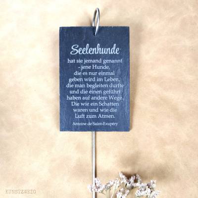 Grabschmuck für Hundegrab, Hund Grabstein, Grabdeko für Hunde, personalisierbare Hunde-Gedenktafel, Seelenhund-Grabdekor