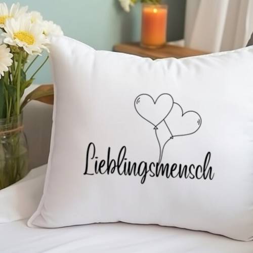 Kissenbezug  -  40x40 - Vintage- sublimiert- Lieblingsmensch
