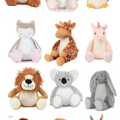 Kuscheltier bestickt, personaliesiert, Kuscheltier mit Name, individualisierbar