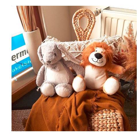 Kuscheltier bestickt, personaliesiert, Kuscheltier mit Name, individualisierbar Bild 2