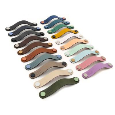 Ledergriffe Serie Arc maßgefertigte Möbelgriffe für alle Möbel Schrankgriff Küchengriff Schubladengriff Kommodengriff