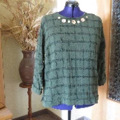 Schlupfbluse  " Natur ", für die Indivdualistin, Gr.50