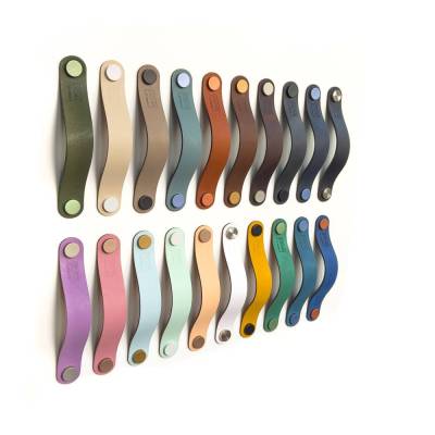 Möbelgriffe Serie Arc deutsche Handfertigung - echt Ledergriffe, Kommodengriffe, Türgriffe