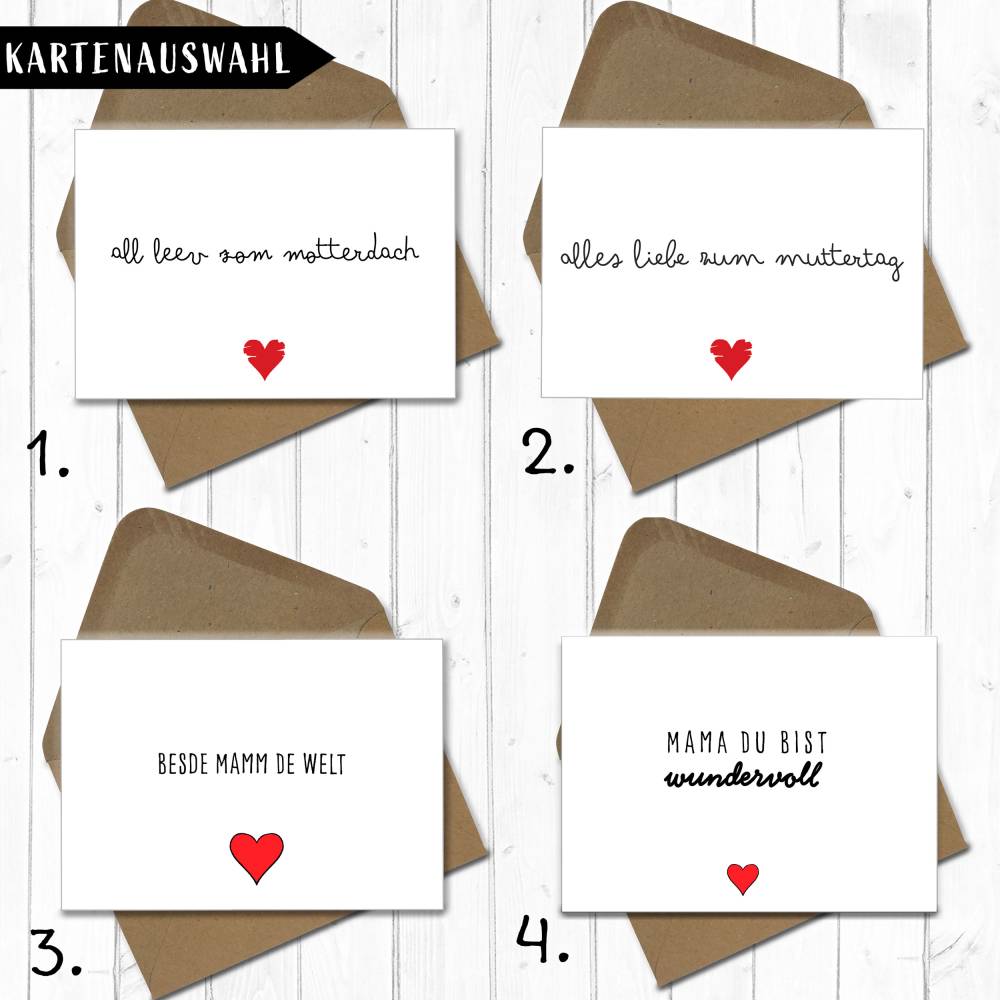 Geschenkverpackung All leev zom Motterdach - Alles Liebe zum Muttertag Service Bild 8