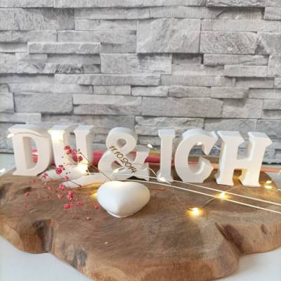 Valentinstag Geschenke Paare – Romantische Raysin Buchstaben als Geschenkidee