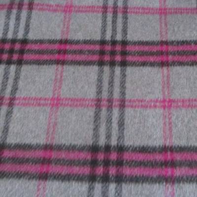 Mantelstoff Mantelflausch Woll-Mix Karo Sand (1m/15,-€ )
