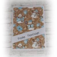 Weihnachts-Karte, Grußkarte zu Weihnachten, Weihnachtszeit, Handmade