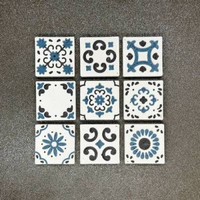 Kühlschrank Magnete portugiesische Fliesen 9er-Set “Design 3”