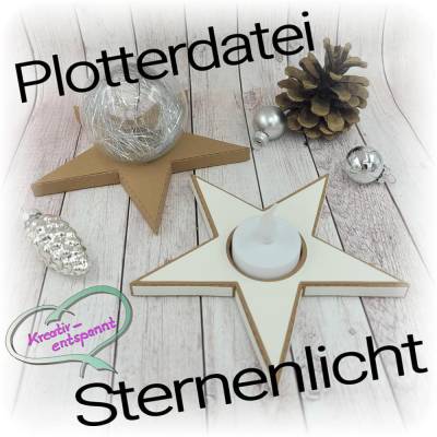 Plotterdatei Sternenlicht