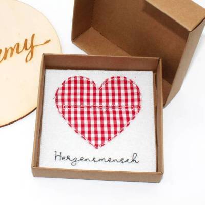 Wunscherfüller mit Herz - handgemachte Geschenkverpackung aus Filz / Geldgeschenk / Gutschein Geschenk