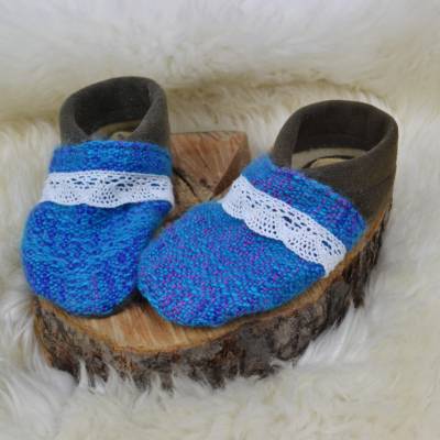 Babypuschen aus Hirschleder