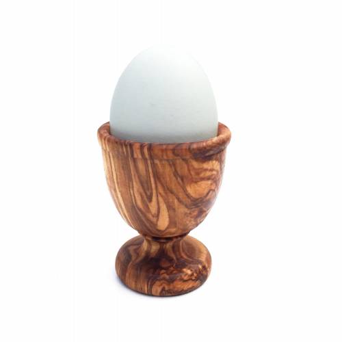Eierbecher auf Fuß, Eierhalter, Mini Holz Becher,Stückzahl wählbar, handgemacht aus Olivenholz.