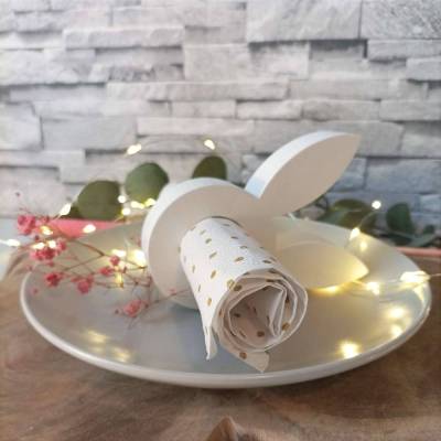 Serviettenring Ostern, Serviettenringe Ostern, Serviettenhalter Hase, Serviettenhalter, Ostertischdeko, Ostertisch Deko