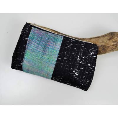 Täschchen aus Kork mit silber