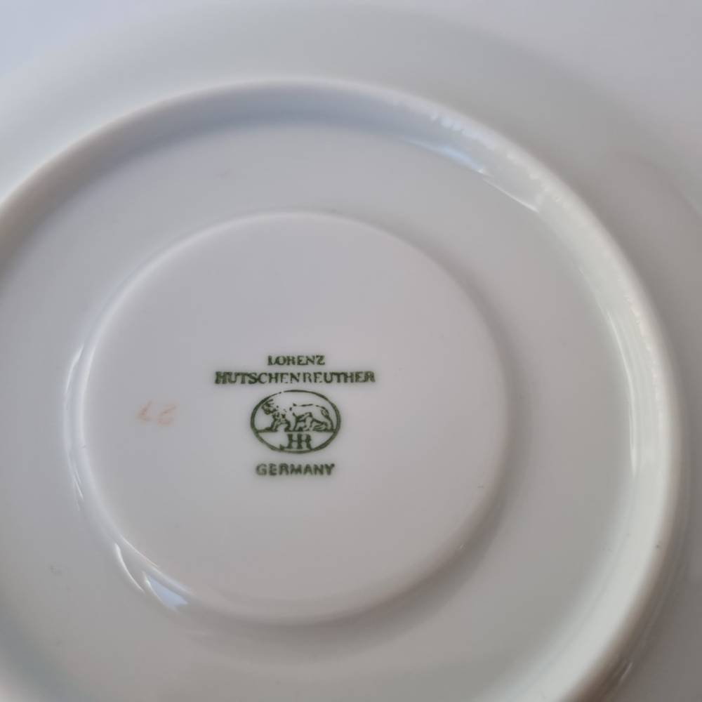 Vintage 3 KLEINE UNTERTELLER von Lorenz Hutschenreuther - 50er Jahre