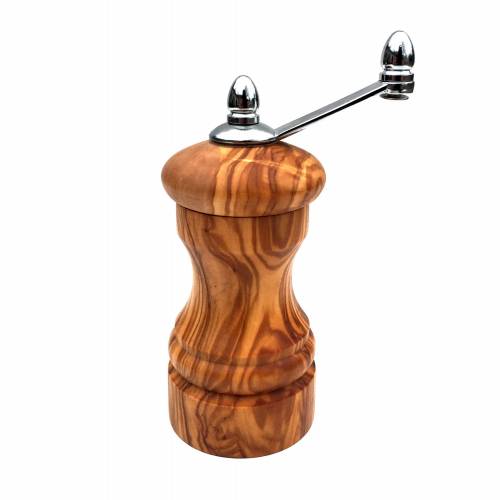 Pfeffermühle, Holz Mühle, handgefertigt aus Olivenholz, Geschenk.