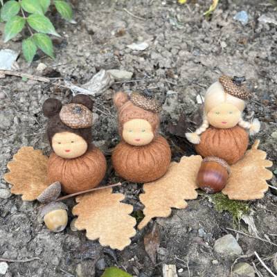 Eichel Mini - Blumenkind - Jahreszeitentisch - Herbst