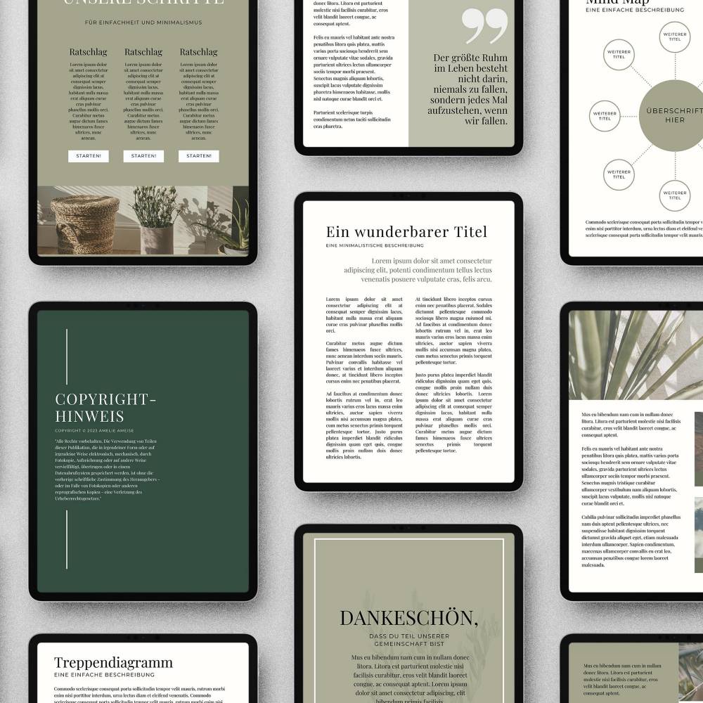 Coaching Ebook Vorlage Malis, 70+ anpassbare Seiten in Canva, Canva Ebook in deutsch, Coaching Arbeitsblatt Vorlagen, Le Bild 5