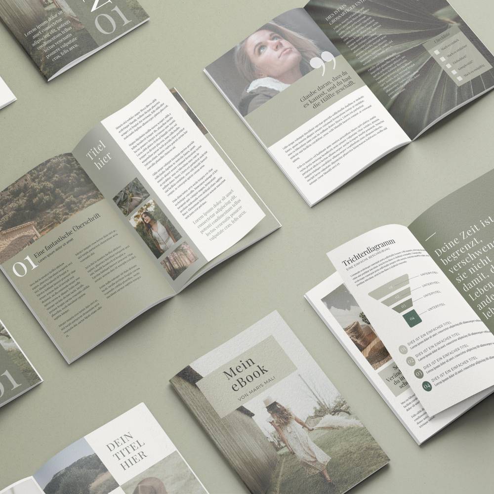 Coaching Ebook Vorlage Malis, 70+ anpassbare Seiten in Canva, Canva Ebook in deutsch, Coaching Arbeitsblatt Vorlagen, Le Bild 6