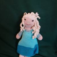 Frozen Eiskönigin Elsa gehäkelt als Geschenk, Spielzeug, Kuscheltier, Puppe, Fanartikel, Deko