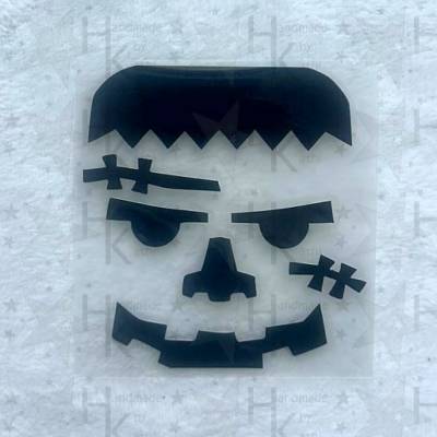 Bügelbild - Frankenstein / Kopf / Monster - viele mögliche Farben