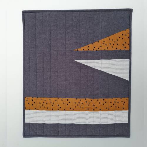 Wandbehang, Quilt, Patchwork Dekoration, Wandbild für Flur , Wohnzimmer, Wohnraum