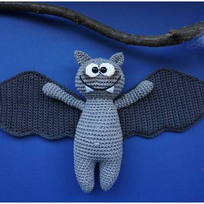 Häkelanleitung Fledermaus Flatti - PDF Datei