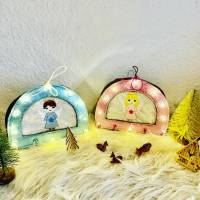 Stickdatei Lichterbogen, Schwibbogen Engel, Weihnachten Set 891 Fensterdeko