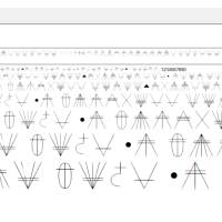 Häkelschrift, digitaler Font, Satzschrift zur Erstellung von Häkelanleitungen