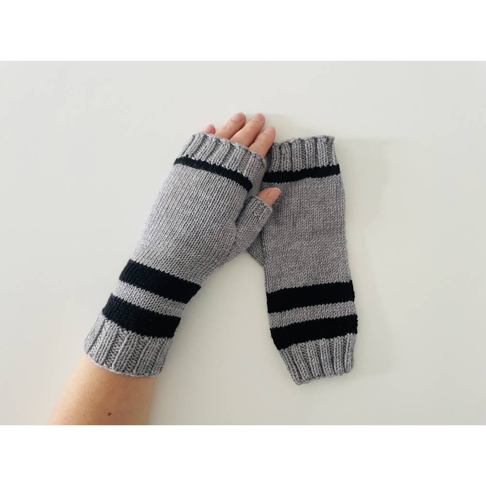 PDF-Strickanleitung einfache Armstulpe, Pulswärmer Bild 3