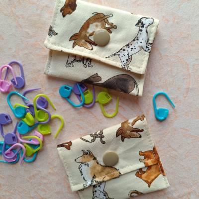 MaschenMarkierer-Täschchen, Mini-Tasche für Maschenmarkierer