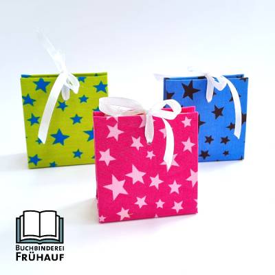 Teebeutelbuch Teealbum Hardcover Weihnachten Sterne