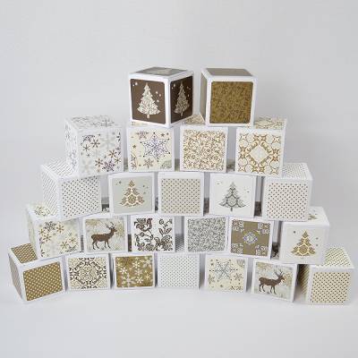 CUBE BOX - GOLD