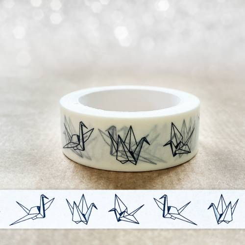 Washi Tape | Origami Kranich | 10 m | Aufkleber | Bulletjournal | Journal Sticker