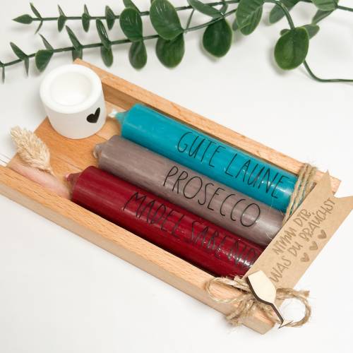 Nimm dir was du brauchst Kerzen/Geschenkset /Kerzenset/Mutmacher