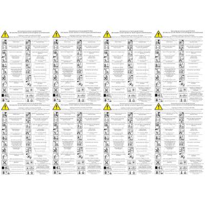 Sicherheits- und Warnhinweise für die Kerzenherstellung (DIN EN 15494) - Digitaler Download im PNG-Format (A7*8)