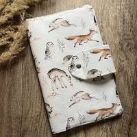 XL Windeltasche aus Baumwolle / Tiere / Verschiedene Designs zur Auswahl / Wickeltasche personalisierbar
