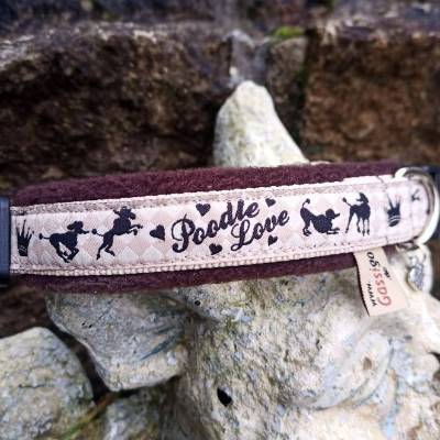 Hundehalsband PUDEL LOVE