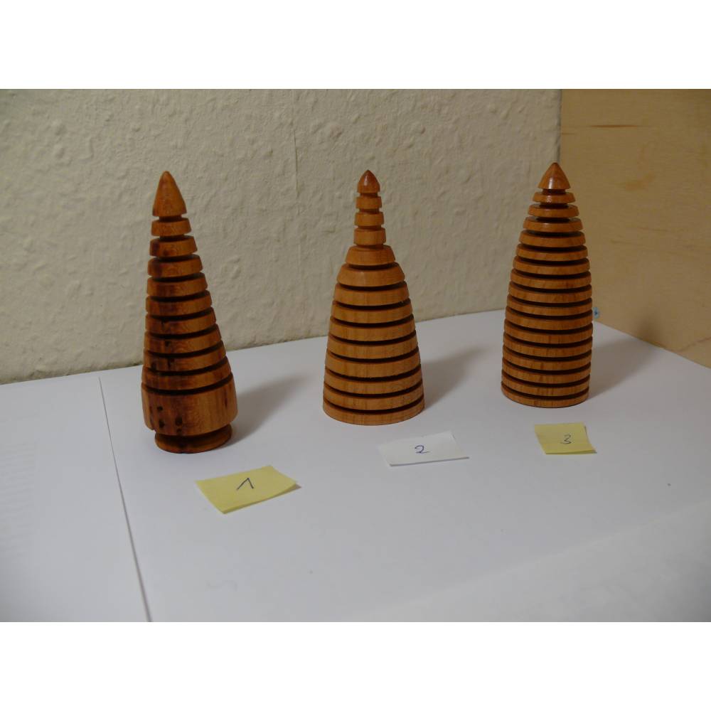 gedrechselter Holzbaum Holzbäumchen Baum Deko Weihnachtsdeko