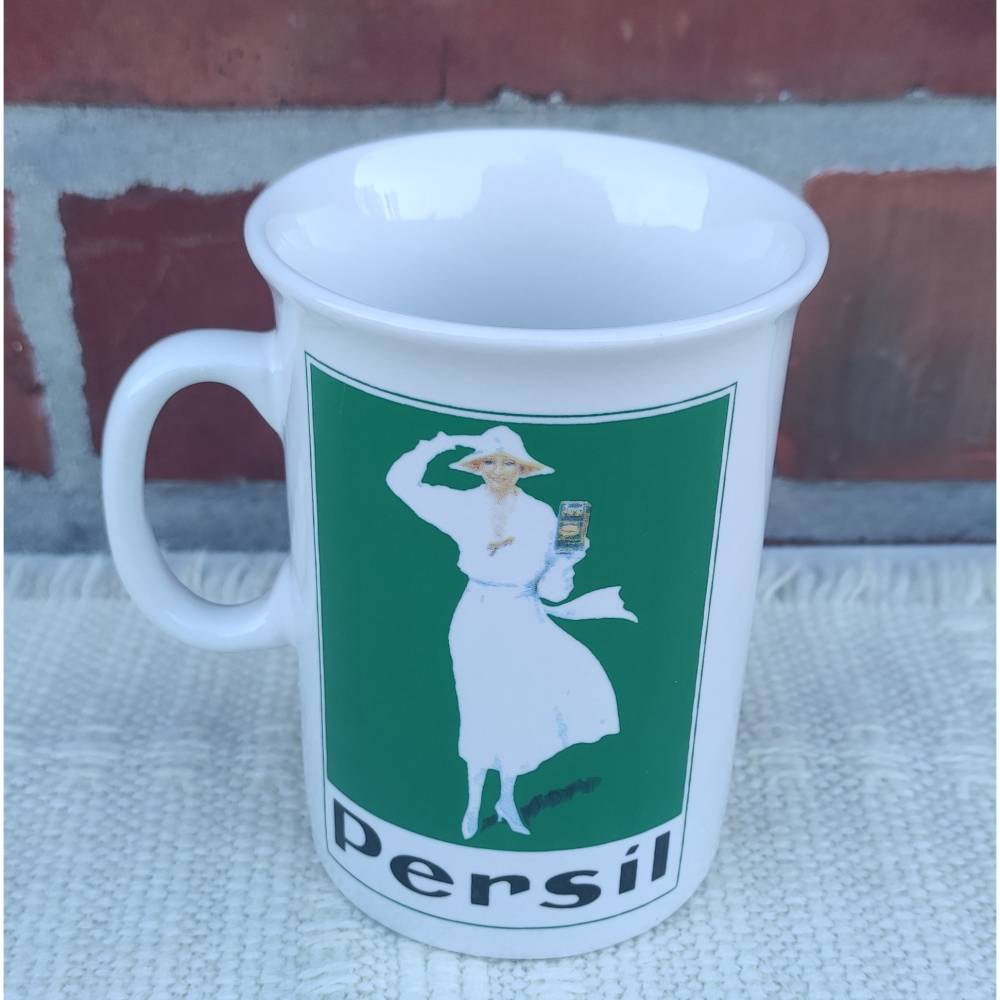 Vintage Kaffeebecher - Werbung für Persil