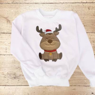 Stickdatei Doodle Rentier Weihnachten Set 900 – Stickdatei Elch & Rentier | Design by Jasmina