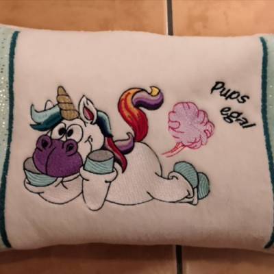 N-KH0009 Kissenbezug für zb. Kirschkernkissen 28x18cm - handmade, bestickt