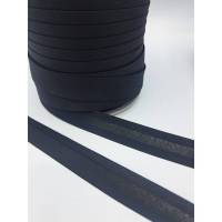 0,20 EUR/m  1 Rolle 91m  Schrägband schwarz Baumwolle gefalzt Einfassband