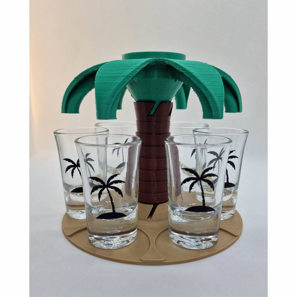 Party Palme, Schnaps Verteiler, Shot Verteiler, Partygag, Geschenkidee, JGA, Getränke ausgießer