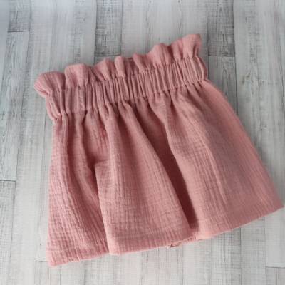 Paperbag Rock Mädchen Musseline – Handgemachter Kinderrock aus 100% Baumwolle